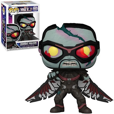 Funko Pop Marvel What Iff ? - Falcon Zombie (Temporada 2) #942 Vinil 9,5 cm Oficial Funko