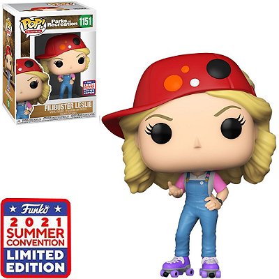 Funko Pop Parks Recreation - Filibuster Leslie #1151 Vinil 9,5 cm Oficial Funko