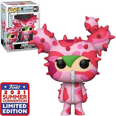 Funko Pop Tokidoki - Sabochan #102 Vinil 9,5 cm Oficial Funko