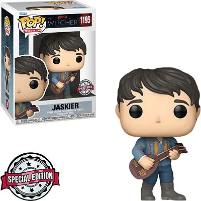 Funko Pop The Witcher Jaskier - Green Outfit #1195 Vinil 9,5 cm Oficial Funko