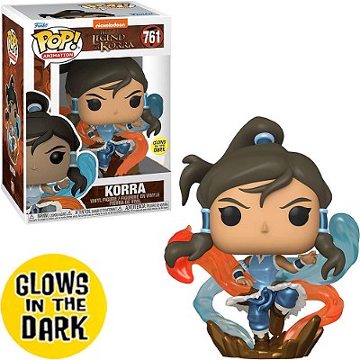 Funko Pop The Legend Of Korra Korra - Metallic Glow #761 Vinil 9,5 cm Oficial Funko