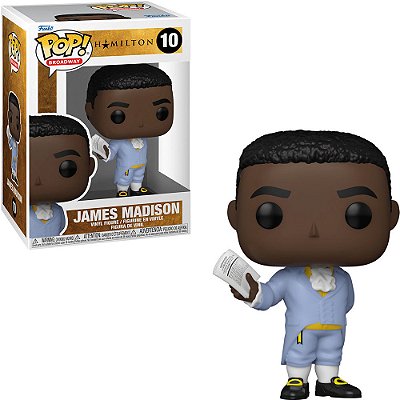 Funko Pop Hamilton - James Madison #10 Vinil 9,5 cm Oficial Funko
