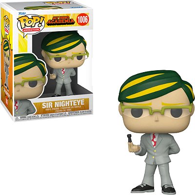 Funko Pop My Hero - Sir Nighteye #1006 Vinil 9,5 cm Oficial Funko