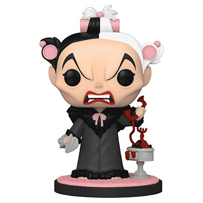Boneco Funko Pop Disney Villains Cruella De Vil - Holding Phone #1090