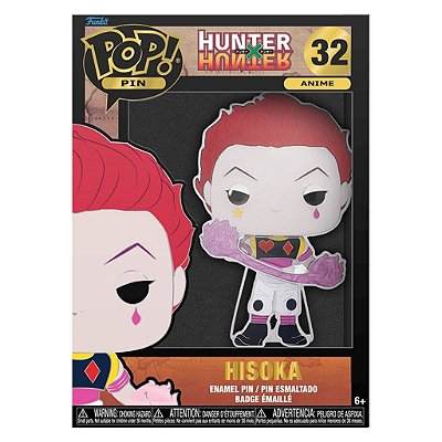 Boneco Funko Pop Pins.hunter X - Hunter Hisoka #44500