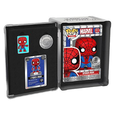 Boneco Funko Pop Marvel Classic Spider-man - 25th Anniversary #73905