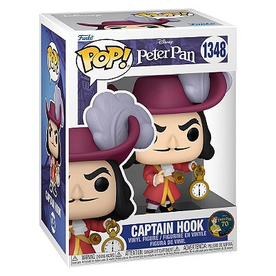 Boneco Funko Pop Disney Peter Pan 70th - Captain Hook #1348