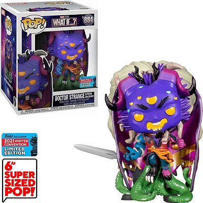 Funko Pop Marvel What Iff ? - Doctor Strange #884 Vinil 9,5 cm Oficial Funko