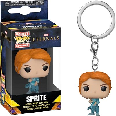 Funko Pop Keychain Marvel - Eternals Sprite #50771 Vinil 9,5 cm Oficial Funko