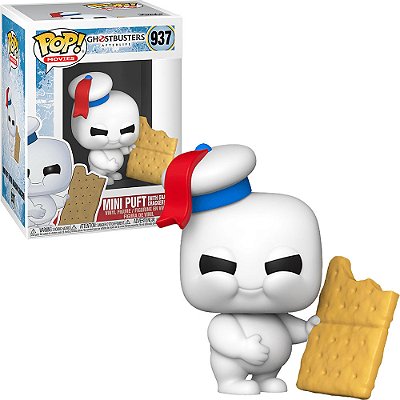 Funko Pop Ghostbusters Afterlife Mini Puft - W/Graham Cracker #937 Vinil 9,5 cm Oficial Funko