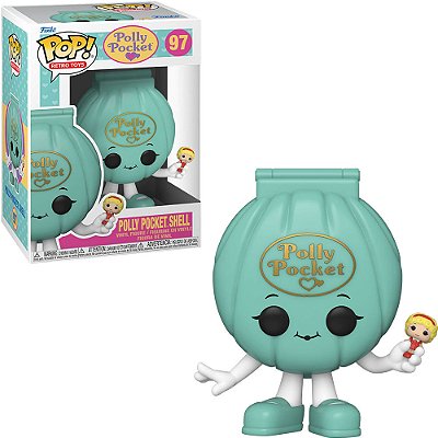 Funko Pop Polly Pockect Polly - Pocket Shell #97 Vinil 9,5 cm Oficial Funko