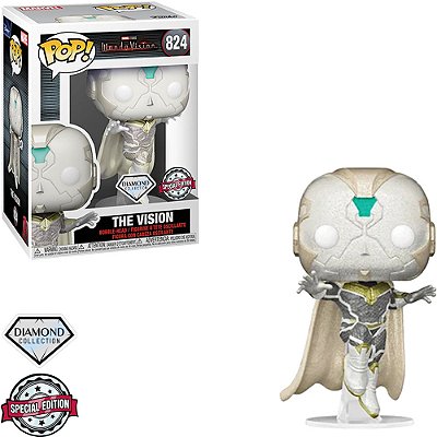 Funko Pop Marvel Wanda Vision - The Diamond #824 Vinil 9,5 cm Oficial Funko