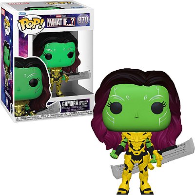 Funko Pop Marvel What Iff ? Gamora W/Blade - Of Thanos (Temporada 3) #970 Vinil 9,5 cm Oficial Funko