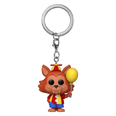 Funko Pop Keychain Five Nights - Ballon Foxy #67631 Vinil 9,5 cm Oficial Funko