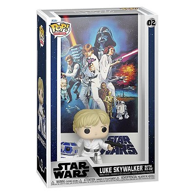 Funko Pop Star Wars Movie A New Hope Luke - Skywalker W/R2-D Vinil 9,5 cm Oficial Funko