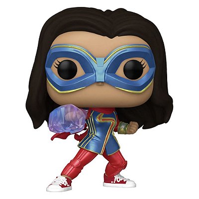 Funko Pop Marvel Ms Marvel Ms.Marvel - W/Light Arm #1083 Vinil 9,5 cm Oficial Funko