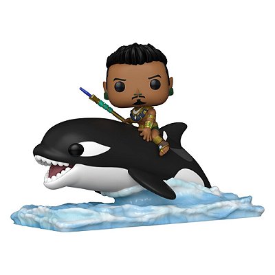 Funko Pop Marvel Black Phanter Wakanda - Namor W/Orca #116 Vinil 9,5 cm Oficial Funko