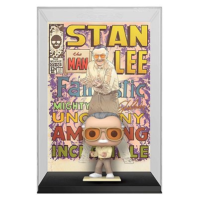 Funko Pop Marvel Comic Cover Stan - Lee 01 #67639 Vinil 9,5 cm Oficial Funko