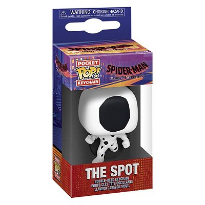 Funko Pop Keychain Spider-Man Across Verse - The Spot #70944 Vinil 9,5 cm Oficial Funko
