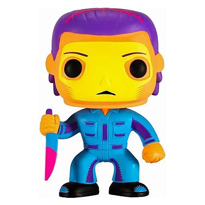 Funko Pop Halloween Black Light - Michael Myers #03 Vinil 9,5 cm Oficial Funko