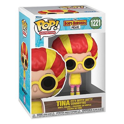 Funko Pop Bobs Burgers Movie Tina - Itty Bitty #1221 Vinil 9,5 cm Oficial Funko