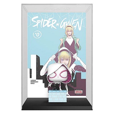 Funko Pop Comic Cover Marvel - Spider-Gwen 25 #71330 Vinil 9,5 cm Oficial Funko