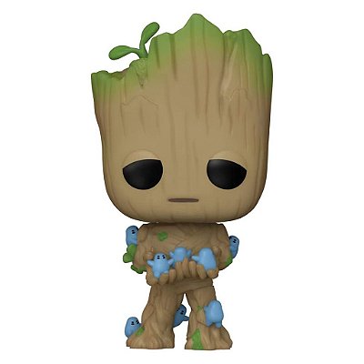 Funko Pop Marvel Iam Groot - Groot W/Grunds #1194 Vinil 9,5 cm Oficial Funko