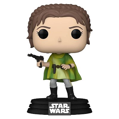 Funko Pop Star Wars Returne Of The Jedi 40Th Leia - Bounty Hunter #607 Vinil 9,5 cm Oficial Funko