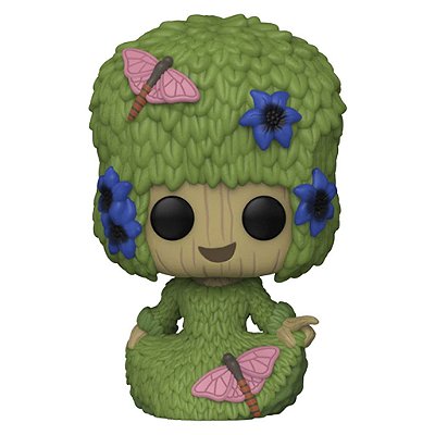 Funko Pop Marvel Iam Groot Groot Fancy - W/Marie Hair #1191 Vinil 9,5 cm Oficial Funko