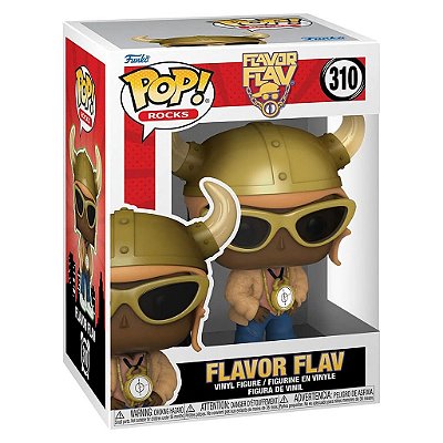 Funko Pop Rocks Flavor - Flav Flavor #310 Vinil 9,5 cm Oficial Funko