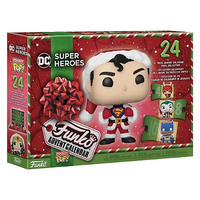 Funko Pop Pocket Calendar Advent Dc - 2023 24Pcs #73077 Vinil 9,5 cm Oficial Funko