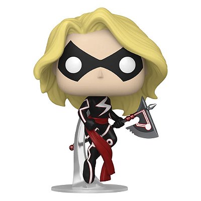 Funko Pop Marvel Captain - Marvel W/Axe #1263 Vinil 9,5 cm Oficial Funko