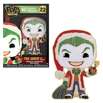 Funko Pop Pins.Heroes - The Joker #44121 Vinil 9,5 cm Oficial Funko