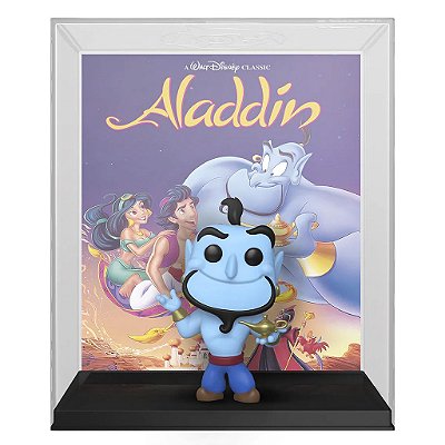 Funko Pop Disney Aladdin Cover Genie - W/Lamp 14 #63273 Vinil 9,5 cm Oficial Funko