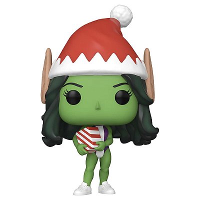 Funko Pop Marvel - Holiday She-Hulk #1286 Vinil 9,5 cm Oficial Funko