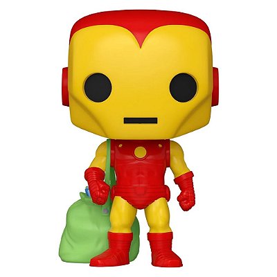 Funko Pop Marvel Holiday - Iron Man #1282 Vinil 9,5 cm Oficial Funko