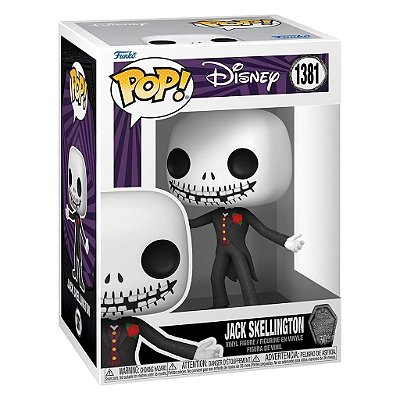 Funko Pop Disney Nbc 30Th Jack - Skellington Formal #1381 Vinil 9,5 cm Oficial Funko