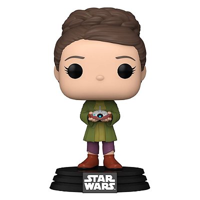Funko Pop Star Wars Obi-Wan Kenobi Leia - Young W/Lola (Temporada 2) #659 Vinil 9,5 cm Oficial Funko