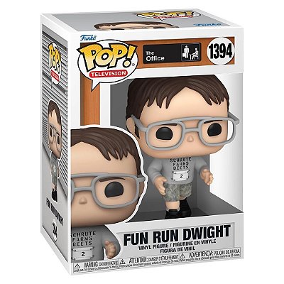 Funko Pop The Office Fun - Run Dwight #1394 Vinil 9,5 cm Oficial Funko