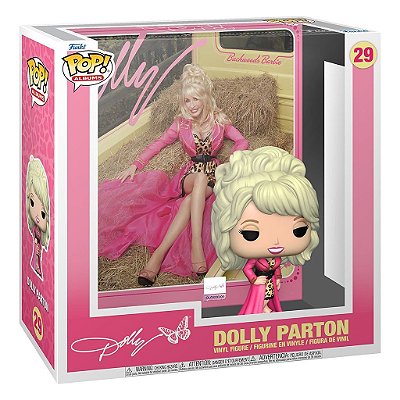 Funko Pop Rocks Albums Dolly Parton Backwoods - Barbie 29 #64040 Vinil 9,5 cm Oficial Funko