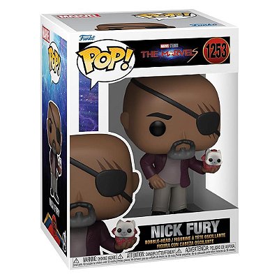 Funko Pop Marvel The Marvels - Nick Fury #1253 Vinil 9,5 cm Oficial Funko