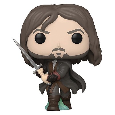 Funko Pop Lord Of The Rings Aragorn Army Of The - Dead Glow #1444 Vinil 9,5 cm Oficial Funko
