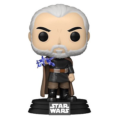 Funko Pop Star Wars Darkside - Count Dooku #744 Vinil 9,5 cm Oficial Funko