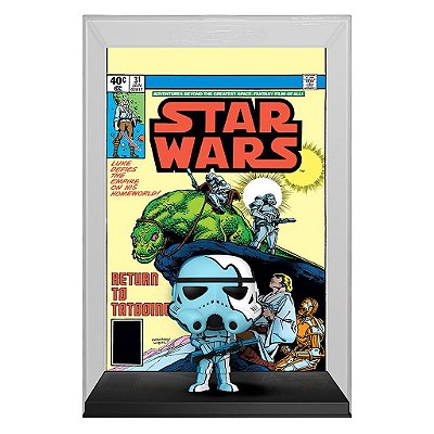 Funko Pop Star Wars Comic Cover - Sandtrooper 06 #80956 Vinil 9,5 cm Oficial Funko
