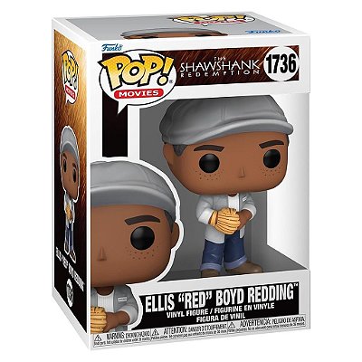 Funko Pop The Shawshank Ellis Red - Boyd Redding #1736 Vinil 9,5 cm Oficial Funko