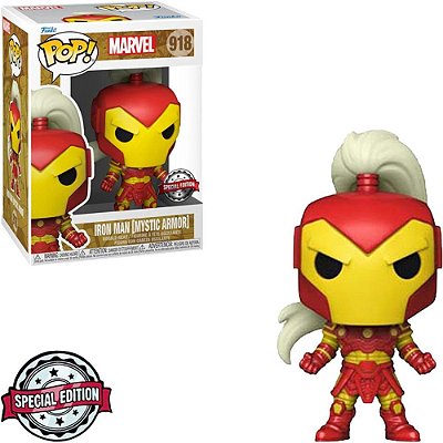 Funko Pop Marvel Iron Man - Mystic Armor #918 Vinil 9,5 cm Oficial Funko