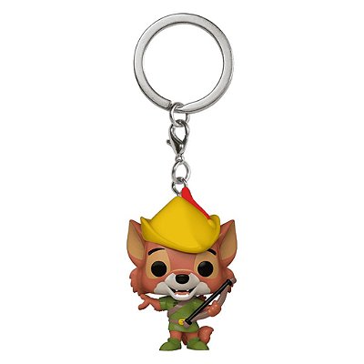 Funko Pop Keychain Disney Robin Hood - Robin Hood #75917 Vinil 9,5 cm Oficial Funko