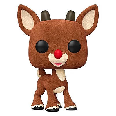 Funko Pop Rudolph The Red Nosed Reindeer - Rudolph Flocked #1260 Vinil 9,5 cm Oficial Funko