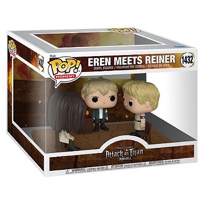 Funko Pop Attack On Titan Eren - Meets Reiner #1432 Vinil 9,5 cm Oficial Funko