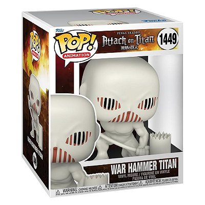 Funko Pop Attack On Titan War - Hammer Titan #1449 Vinil 9,5 cm Oficial Funko